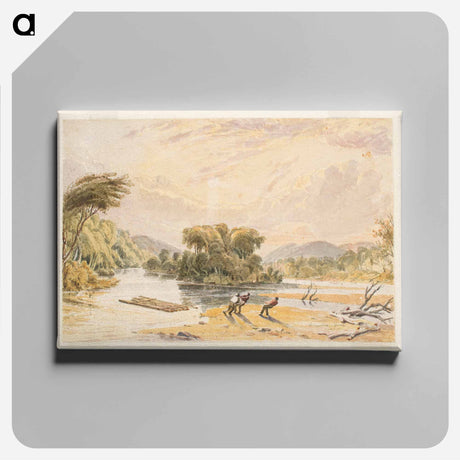 アートパネル-View Sixty Miles Above St. Louis
 - セントルイス美術館 Canvas.