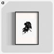 アートポスター-Chained Senior Angel Silhouette
 - 大英図書館 Poster.