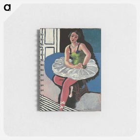 アートメモ帳-Ballet Dancer Seated on a Stool - アンリ マティス Memo.