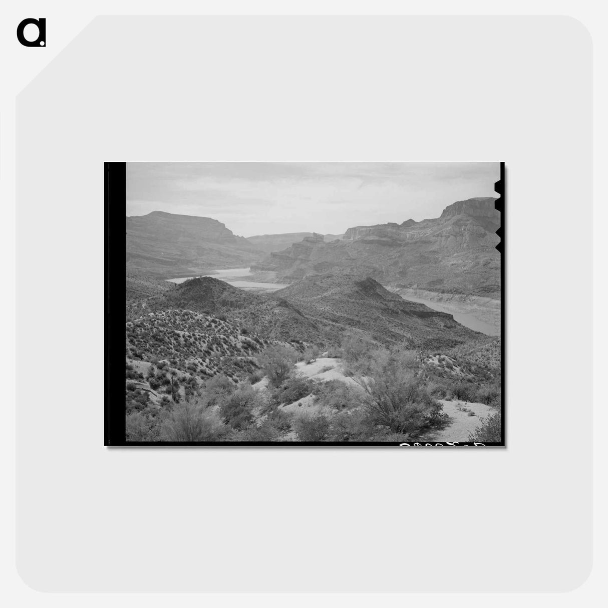 アートポストカード-Apache Trail Scene
 - ラッセル リー Postcard.
