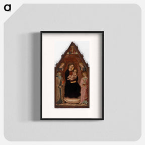 アートポスター-Virgin and Child with Saints and Angels
 - バーンズ・コレクション Poster.