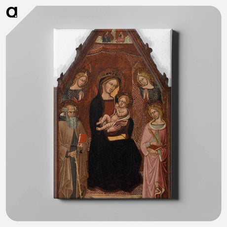 アートパネル-Virgin and Child with Saints and Angels
 - バーンズ・コレクション Canvas.