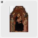 アートポストカード-Virgin and Child with Saints and Angels
 - バーンズ・コレクション Postcard.