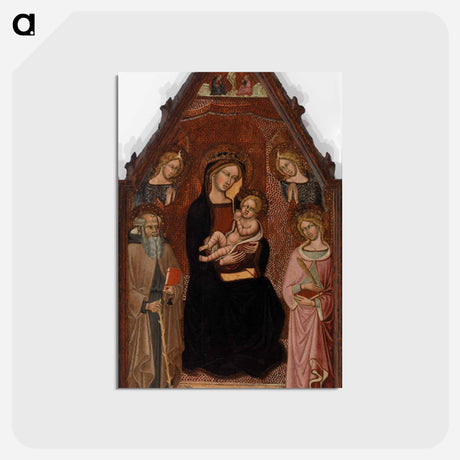 アートポストカード-Virgin and Child with Saints and Angels
 - バーンズ・コレクション Postcard.