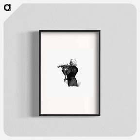 アートポスター-Fiddler from The Viking Bodleys, An Excursion Into Norway And Denmark
 - 大英図書館 Poster.