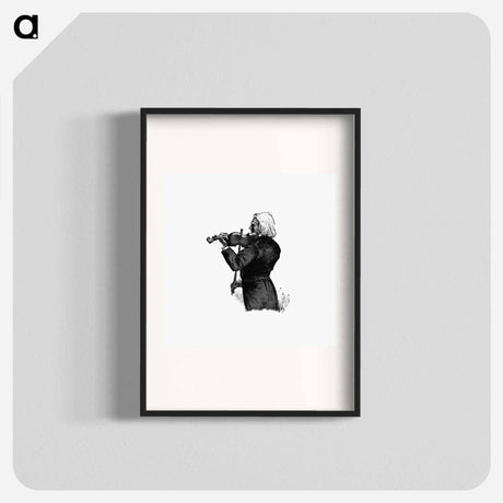 アートポスター-Fiddler from The Viking Bodleys, An Excursion Into Norway And Denmark
 - 大英図書館 Poster.