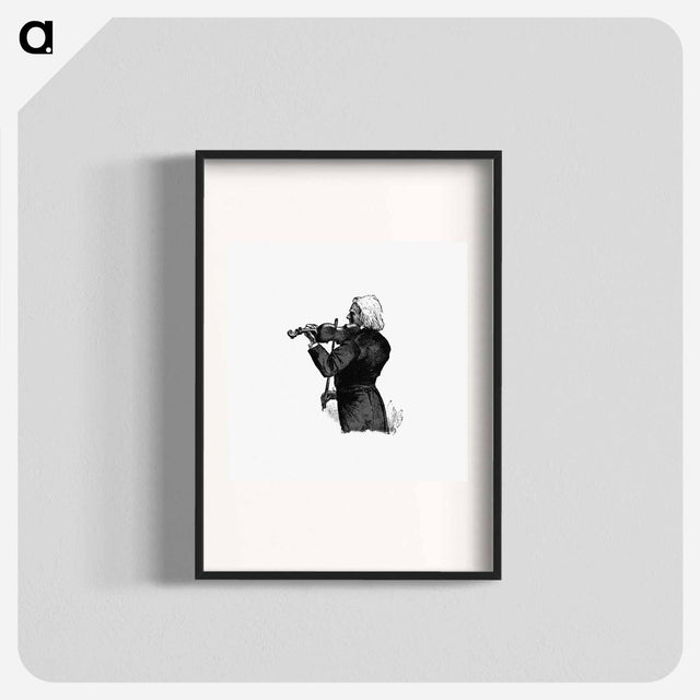 アートポスター-Fiddler from The Viking Bodleys, An Excursion Into Norway And Denmark
 - 大英図書館 Poster.