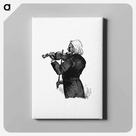 アートパネル-Fiddler from The Viking Bodleys, An Excursion Into Norway And Denmark
 - 大英図書館 Canvas.