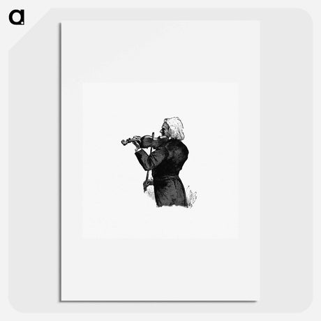 アートポスター-Fiddler from The Viking Bodleys, An Excursion Into Norway And Denmark
 - 大英図書館 Poster.