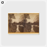 アートポストカード-Glacier Rock
 - エドワード マイブリッジ Postcard.