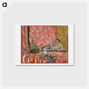 アートポストカード-Odalisque with Gray Trousers - アンリ マティス Postcard.