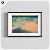 A Mild Breeze on a Fine Day - Katsushika Hokusai Poster.