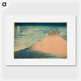 A Mild Breeze on a Fine Day - Katsushika Hokusai Poster.