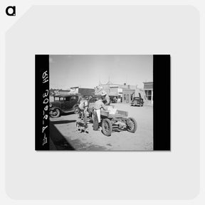 アートポストカード-Loading Supplies
 - ラッセル リー Postcard.