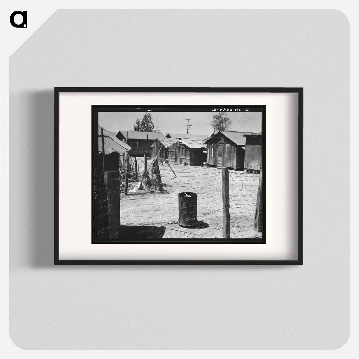 Homes of Mexican field laborers - Dorothea Lange Poster.