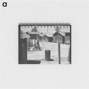 アートメモ帳-Homes of Mexican field laborers - ドロテア ラング Memo.