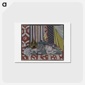 アートポストカード-Odalisque in grey culottes - アンリ マティス Postcard.