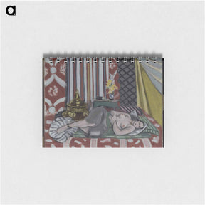 アートメモ帳-Odalisque in grey culottes - アンリ マティス Memo.