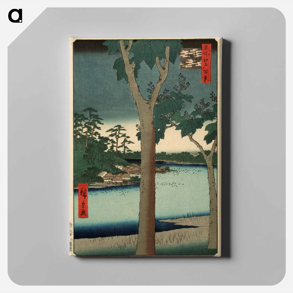 Paulownia Plantation at Akasaka
 - 歌川 広重 Canvas.