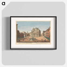 アートポスター-The Church of Santa Maria della Rotonda at Rome
 - イェール大学アートギャラリー Poster.