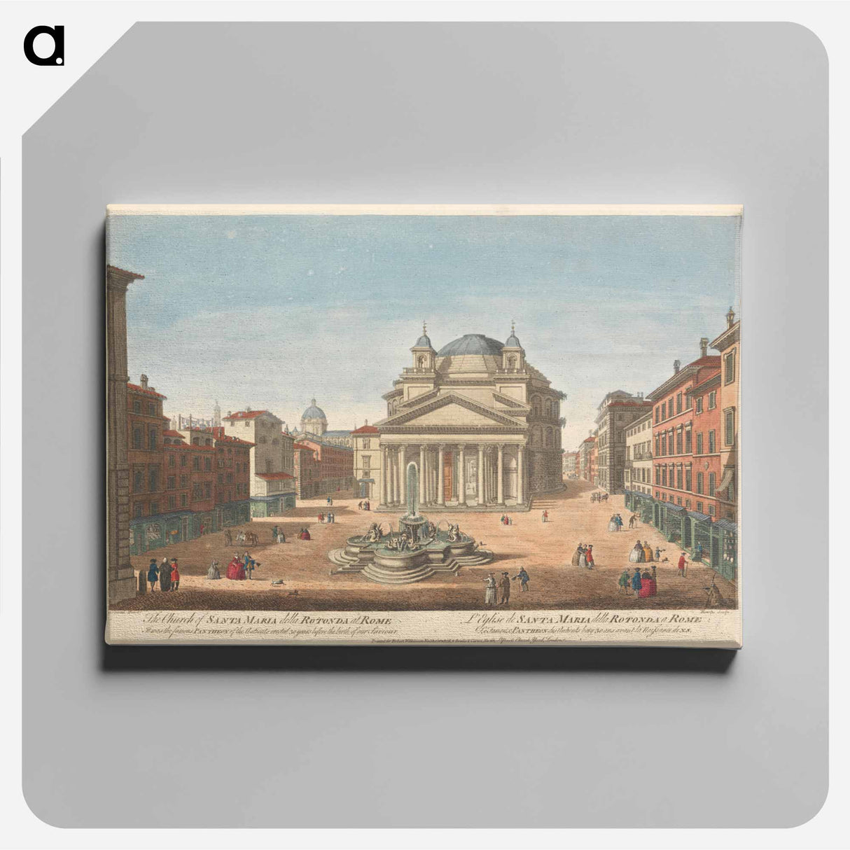 アートパネル-The Church of Santa Maria della Rotonda at Rome
 - イェール大学アートギャラリー Canvas.