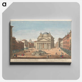 アートパネル-The Church of Santa Maria della Rotonda at Rome
 - イェール大学アートギャラリー Canvas.