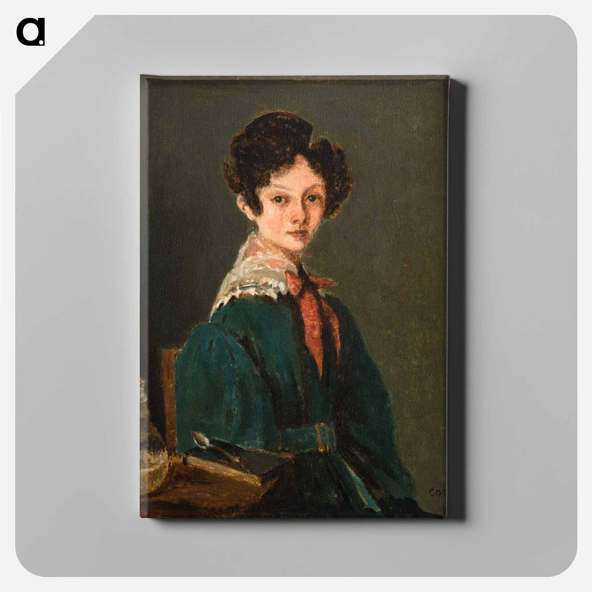 アートパネル-Mme Lemaistre, née Blanche Sennegon, Niece of Corot
 - バーンズ・コレクション Canvas.