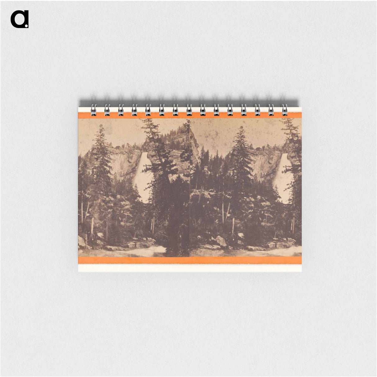 アートメモ帳-Yo-wi-ye Nevada Fall
 - エドワード マイブリッジ Memo.