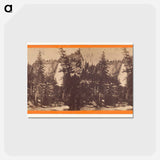 アートポストカード-Yo-wi-ye Nevada Fall
 - エドワード マイブリッジ Postcard.