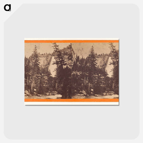 アートポストカード-Yo-wi-ye Nevada Fall
 - エドワード マイブリッジ Postcard.