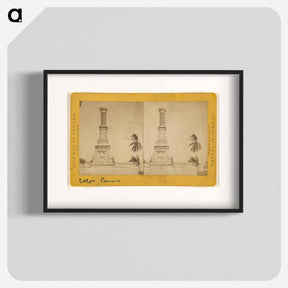 アートポスター-Monument to Aspinwall, Chauncey and Stephens
 - エドワード マイブリッジ Poster.