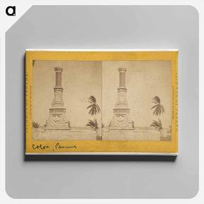 アートパネル-Monument to Aspinwall, Chauncey and Stephens
 - エドワード マイブリッジ Canvas.
