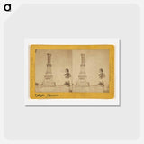 アートポストカード-Monument to Aspinwall, Chauncey and Stephens
 - エドワード マイブリッジ Postcard.