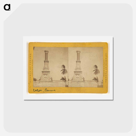 アートポストカード-Monument to Aspinwall, Chauncey and Stephens
 - エドワード マイブリッジ Postcard.
