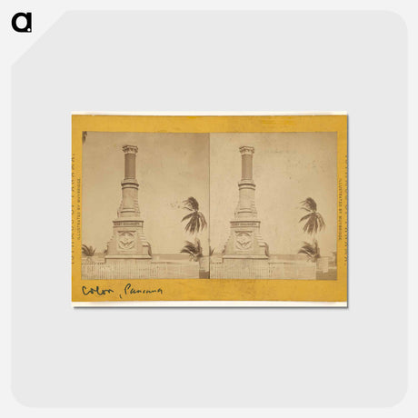 アートポストカード-Monument to Aspinwall, Chauncey and Stephens
 - エドワード マイブリッジ Postcard.