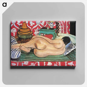 アートパネル-Reclining Nude, back - アンリ マティス Canvas.