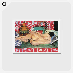 アートポストカード-Reclining Nude, back - アンリ マティス Postcard.
