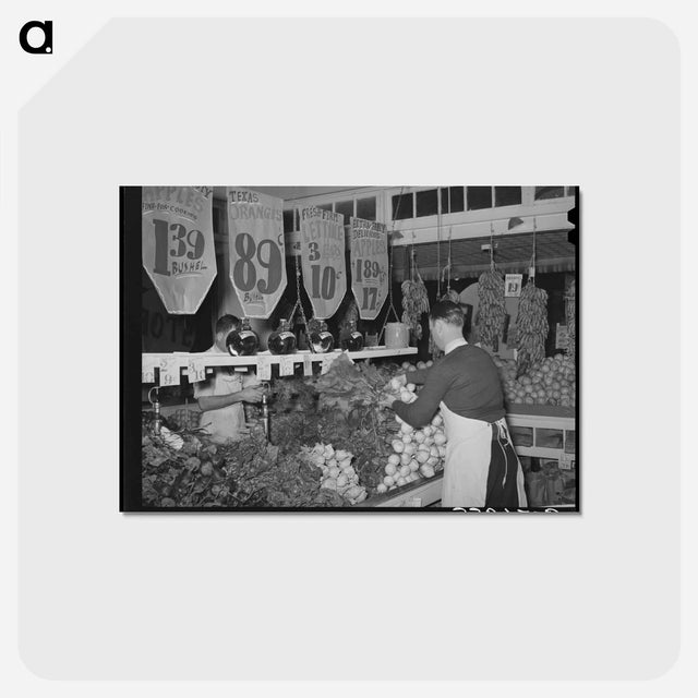 アートポストカード-Grocery Display, San Angelo
 - ラッセル リー Postcard.