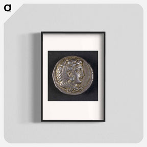 アートポスター-Head of Herakles Tetradrachm
 - セントルイス美術館 Poster.