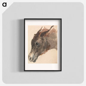アートポスター-Head of a Donkey
 - イェール大学アートギャラリー Poster.