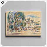 アートパネル-Landscape, Houses and Trees
 - バーンズ・コレクション Canvas.