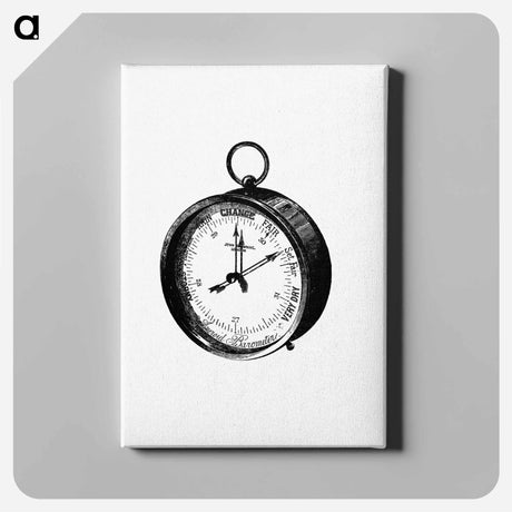 アートパネル-Compass from A Handbook for East-Bourne and Seaford
 - 大英図書館 Canvas.