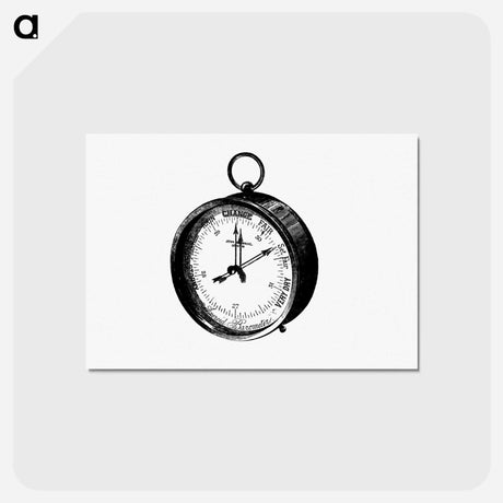 アートポストカード-Compass from A Handbook for East-Bourne and Seaford
 - 大英図書館 Postcard.