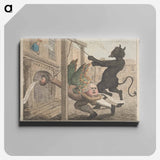 アートパネル-The Rara-Avis or the Devil turned Bird Catcher
 - イェール大学アートギャラリー Canvas.