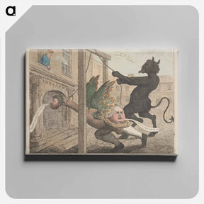 アートパネル-The Rara-Avis or the Devil turned Bird Catcher
 - イェール大学アートギャラリー Canvas.