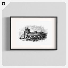 アートポスター-Chipping Church from The Old-Church Clock
 - 大英図書館 Poster.