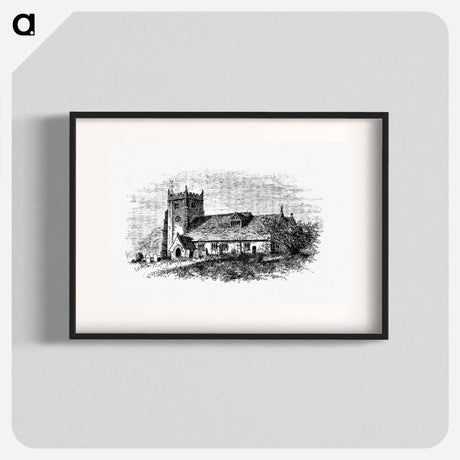 アートポスター-Chipping Church from The Old-Church Clock
 - 大英図書館 Poster.