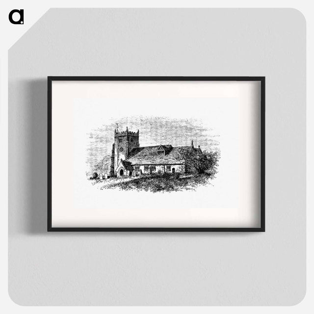 アートポスター-Chipping Church from The Old-Church Clock
 - 大英図書館 Poster.