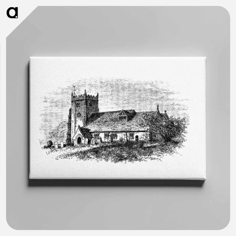 アートパネル-Chipping Church from The Old-Church Clock
 - 大英図書館 Canvas.