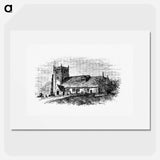 アートポスター-Chipping Church from The Old-Church Clock
 - 大英図書館 Poster.
